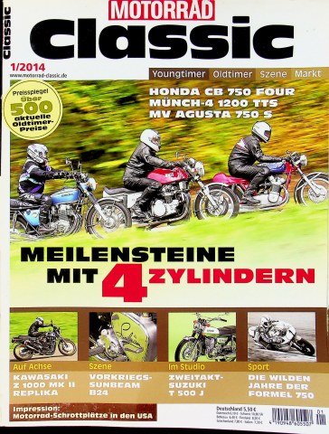 Deckblatt Motorrad Classic (01/2014)